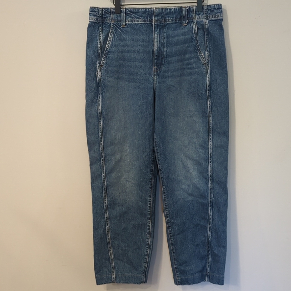 Madewell Tapered Denim Trousers‎ size 32 $148 image 4